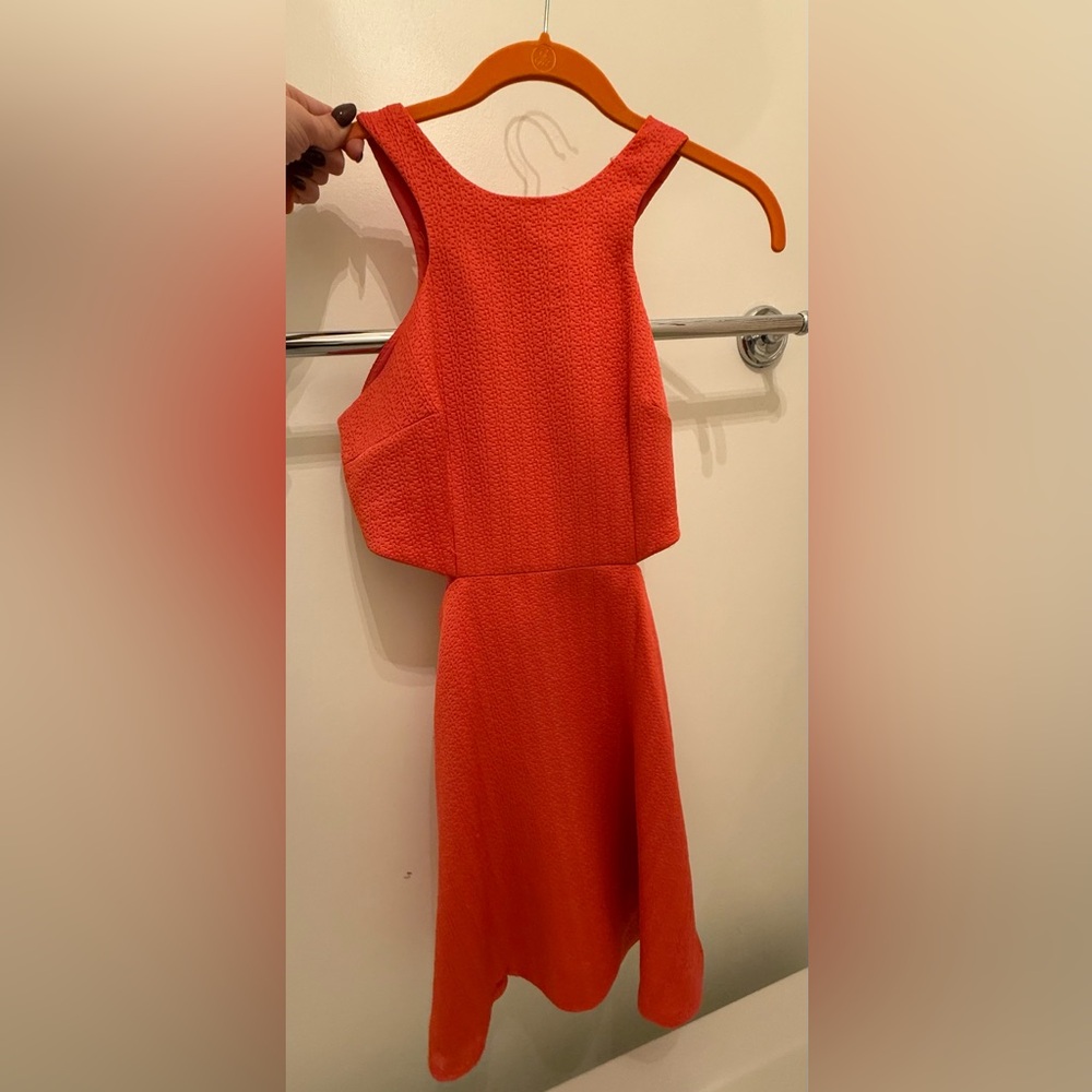 Mini open rib dress! Very flattering!